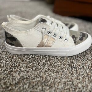 Jellypop Camouflage and White Sneakers